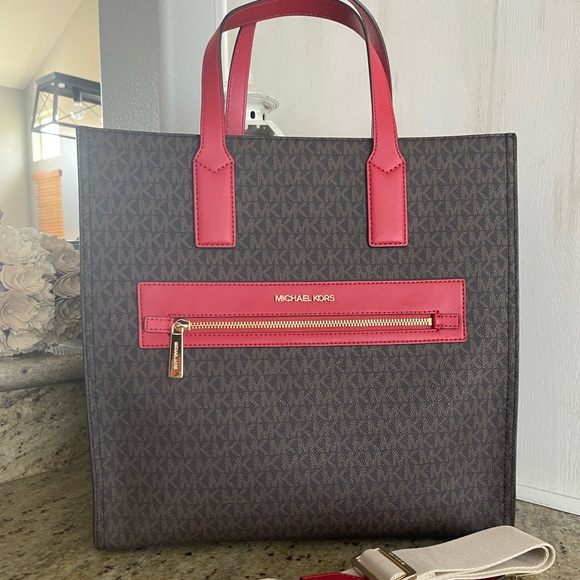 New Mk large tote & long strap ❤️ kenly - Picture 7 of 8